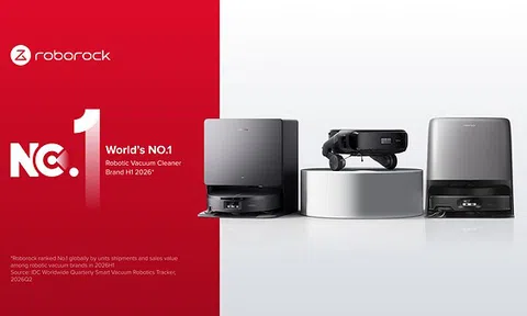 Roborock duy trì vị trí số 1 toàn cầu trong nửa đầu năm 2026