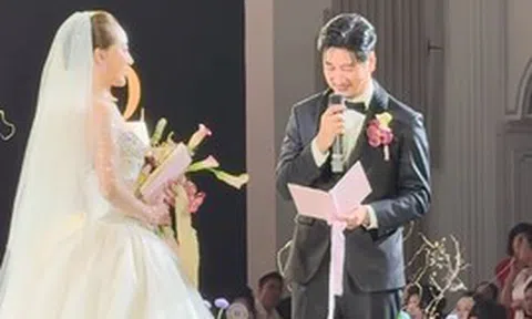 Nam NSƯT vừa lấy vợ 3 ở Hà Nội: "Vai diễn mà anh muốn diễn lâu nhất đấy là được làm chồng của em"