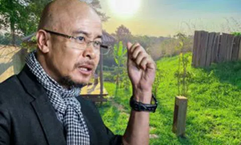Khu vườn gần 1ha của ông Đặng Lê Nguyên Vũ