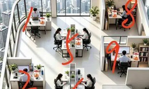 Nhìn ảnh văn phòng chọn chỗ ngồi, dân mạng tranh luận: Nếu ngày mai đi làm, bạn sẽ "chốt" vị trí số mấy?