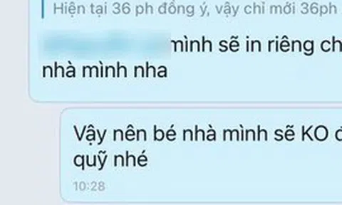 "Nhà mình tự in riêng" - Đoạn tin nhắn của bà mẹ TP.HCM gây tranh cãi nhất lúc này, bên nào cũng có lý!