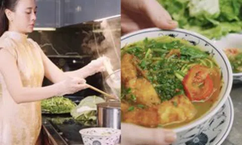 Mâm cơm cá rô phi mùa thu của Phương Oanh