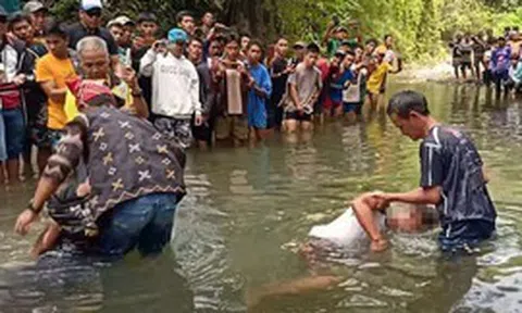 Tranh chấp đất, hai nông dân xuống sông thi nhịn thở rồi tử vong cả đôi