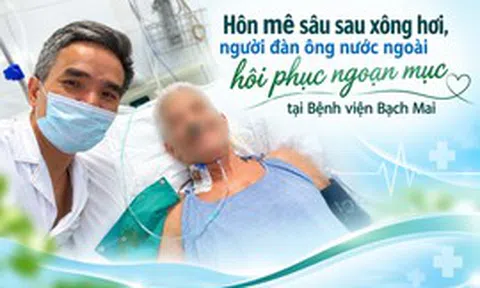 Xông hơi hơn 1 giờ gây suy đa tạng, du khách Mỹ được bác sĩ Bạch Mai cứu sống