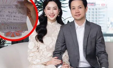Bức thư của con trai Tổng giám đốc Trung Thủy Group được hoa hậu Đặng Thu Thảo chia sẻ