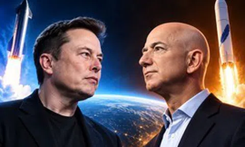 Tỷ phú Elon Musk và Jeff Bezos sắp 'đại chiến' ngoài không gian
