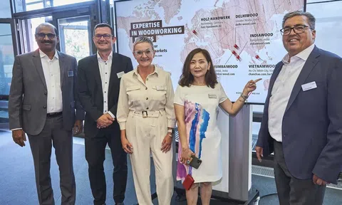 Khi VietnamWood - triển lãm hàng đầu Đông Nam Á về ngành công nghiệp chế biến gỗ và sản xuất sản phẩm từ gỗ - bắt tay với NürnbergMesse